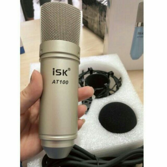 [Mã ELHACE giảm 4% đơn 300K] Combo mic ISK AT-100 và sound card XOX K10 full phụ kiện tặng tai nghe Sony