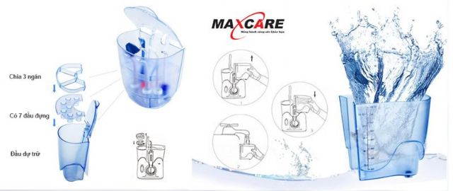 Máy tăm nước sóng siêu âm Maxcare MAX 456PLUS