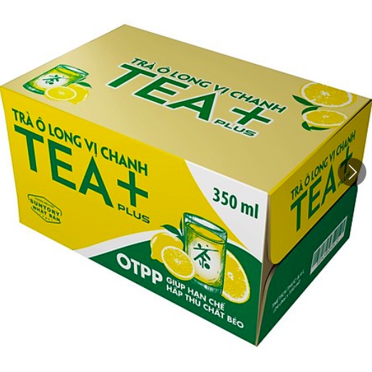 THÙNG 24 CHAI TRÀ Ô LONG/ OOLONG TEA PLUS+ 350ML