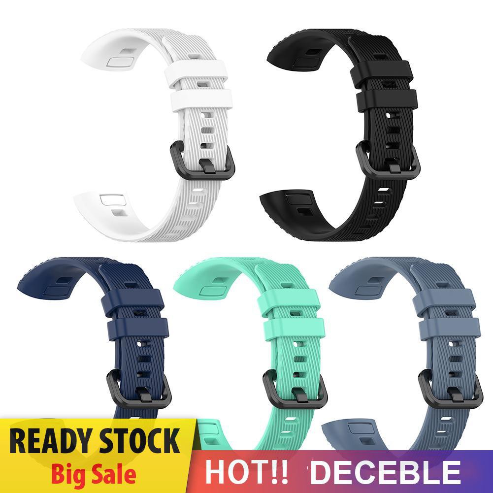 Deceble Soft TPU Watch Band Bracelet Wrist Strap Replacement for Huawei Band 3 Pro