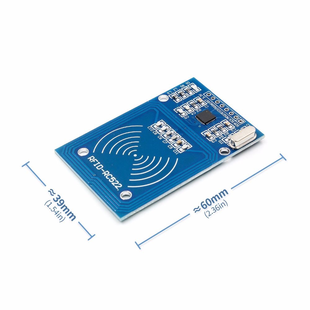 Mô-đun đọc thẻ RFID không dây S50 Fudan SPI MFRC-522 RC-522 RC522 13.56Mhz cho Arduino