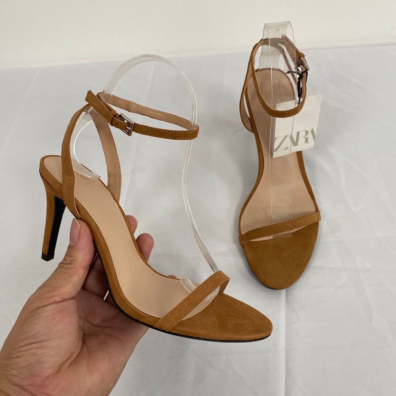 Sandal quai mảnh cao gót Zara xuất xịn