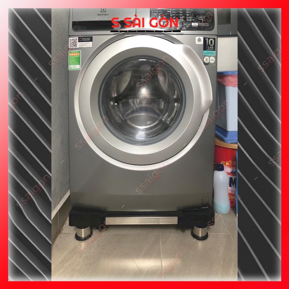 Chân đế máy giặt tủ lạnh trụ Inox cao cấp - Bảo hành 2 năm