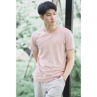 Áo Thun Nam Cao Cấp 100% Cotton- Hồng Japan