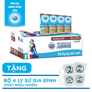 Sữa Tươi Dutch Lady Active Socola 180ml