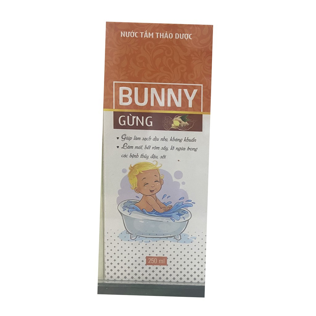 Nước tắm thảo dược cho trẻ em Bunny 250ml