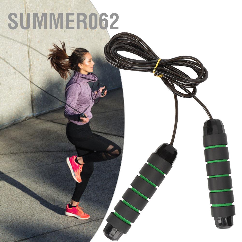 Summer062 Unisex Adjustable Steel Wire Bearing Jumping Rope Fitness Tool Accessories for Adult Children