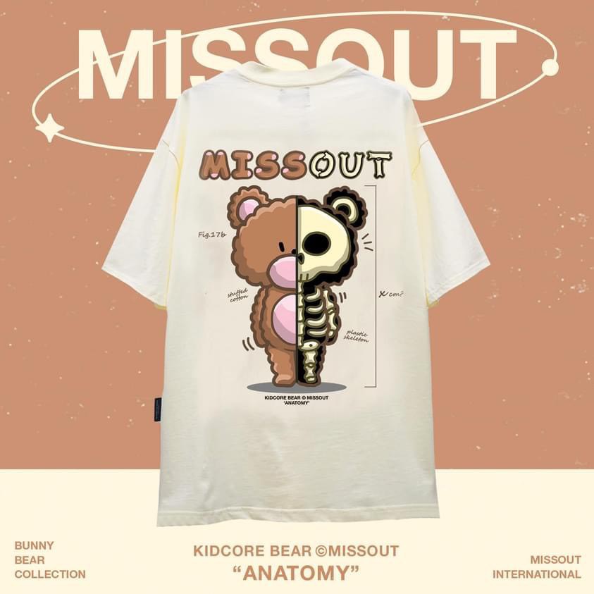 ÁO THUN KIDCORE XBEAR GẤU MISSOUT | BigBuy360 - bigbuy360.vn
