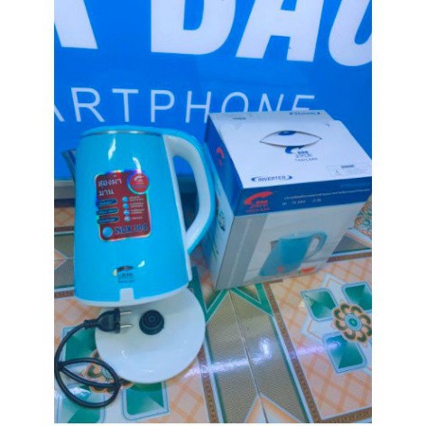 [ BAO GIÁ SHOPEE ] Ấm Siêu Tốc Thái Lan Jiplai 2 Lớp 2.5 Lít Chống Nóng Chống Giật Hàng Nhập Khẩu