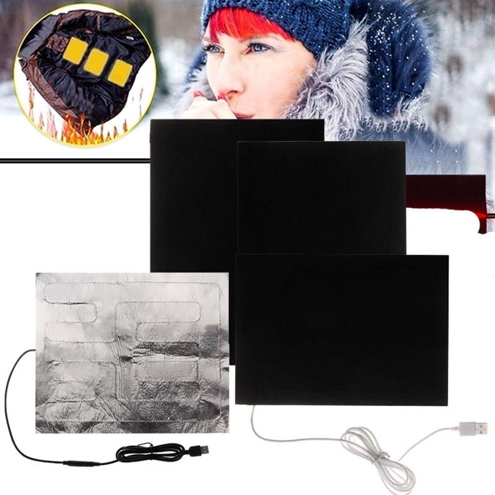 Đệm Sưởi Ấm 5V Bằng Sợi Carbon Cổng USB Tiện Dụng