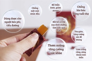 Kẹo Sâm KGC Không Đường 180g