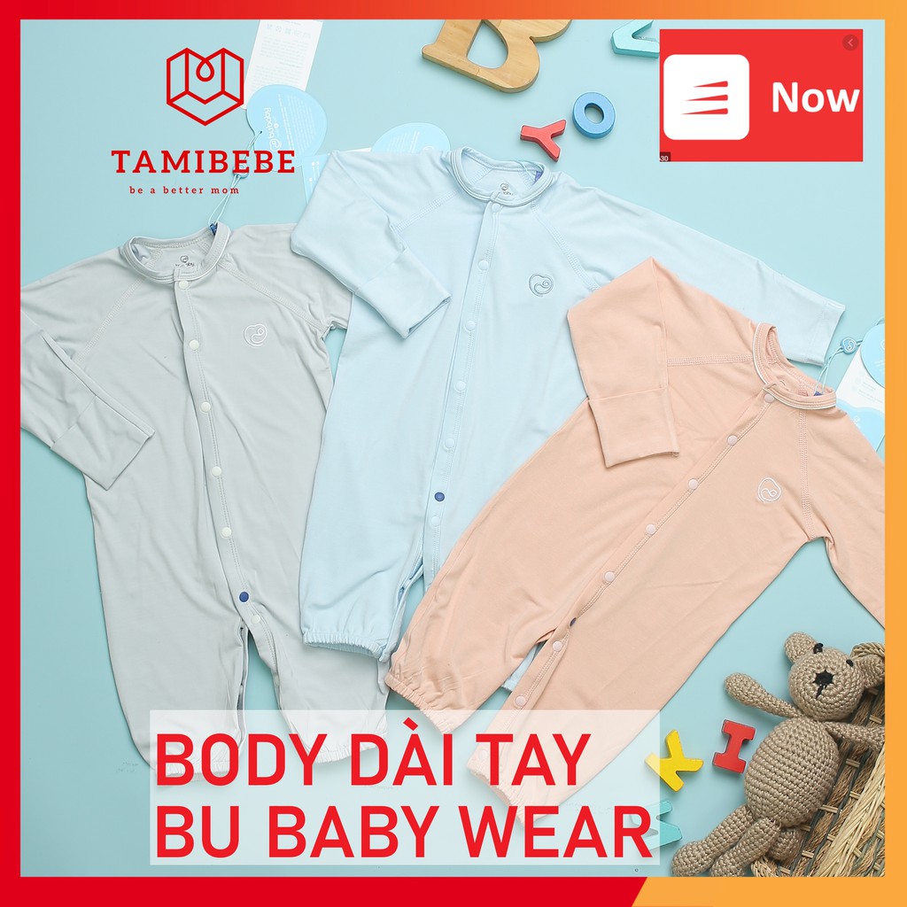 Quần áo trẻ em Bu Baby Body Dài Tay Bé Trai Bé Gái  - TAMIBEBE