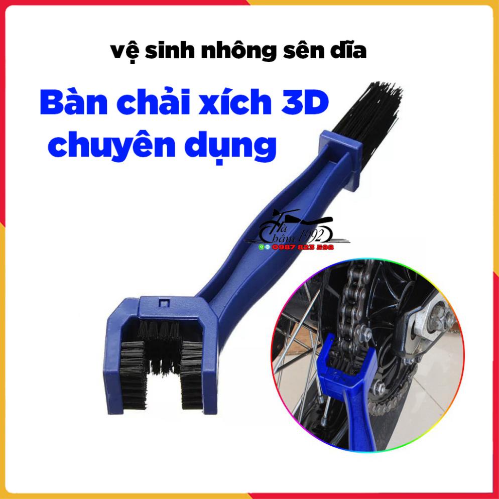 Bàn Chải Vệ Sinh Nhông Sên Dĩa 3D Chuyên Dụng