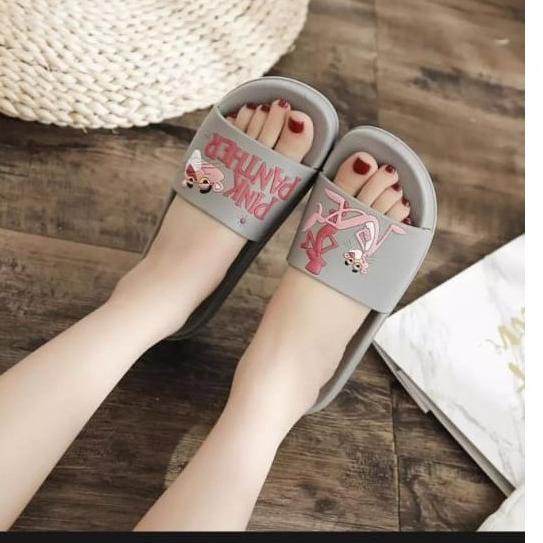 Giày Sandal Họa Tiết Báo Hồng Thiết Kế Mới Năng Động Thời Trang