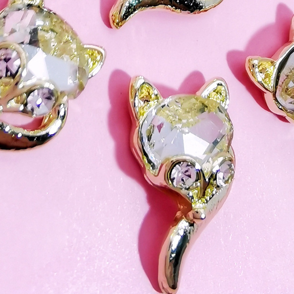 Phụ Kiện Trang Trí Móng Tay 3D Bằng Hợp Kim Chống Phai Màu Thiết Kế Ngọc Trai Sáng Tạo