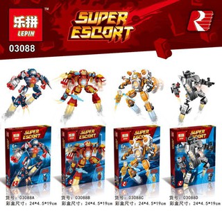 Xếp hình super hero 03088 - Người sắt biến đổi bộ giáp Hulkbuster