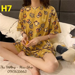 Set Đồ Bộ Thun Quảng Châu Siêu Cute
