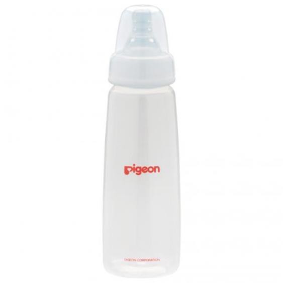 Bình sữa cổ hẹp PP vuông Pigeon 240ml