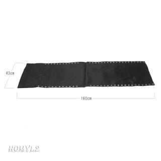 Fabric Cloth & Lace Replacement for Bench Leisure Folding Black
