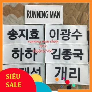 Bảng tên Running Man (in theo yêu cầu )