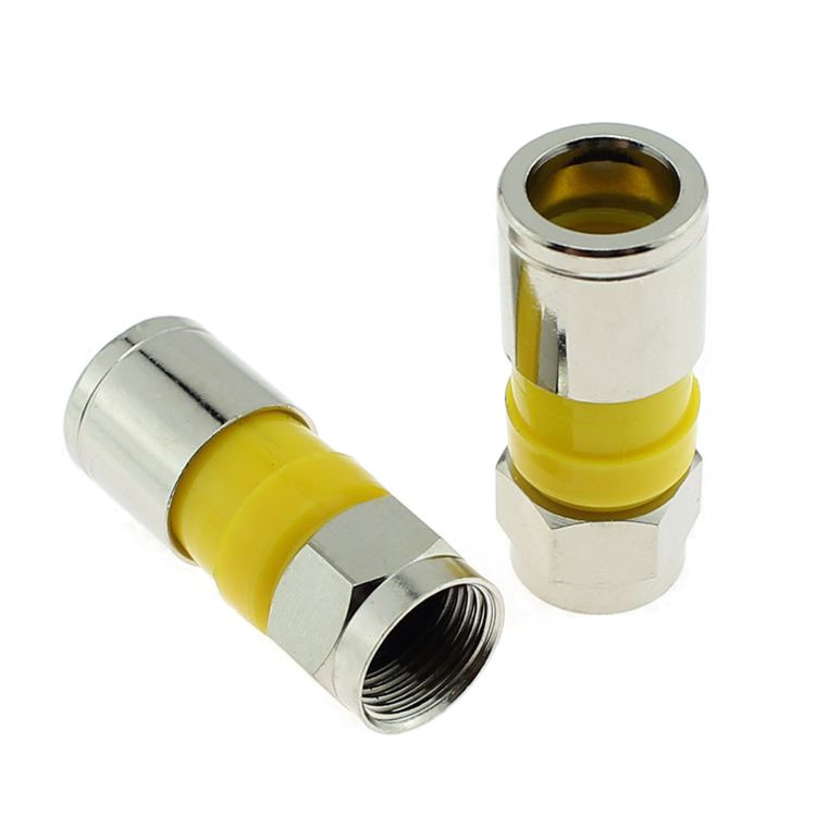 Bộ 10 đầu Jack F5 dạng nén cho cáp đồng trục RG59/RG6
