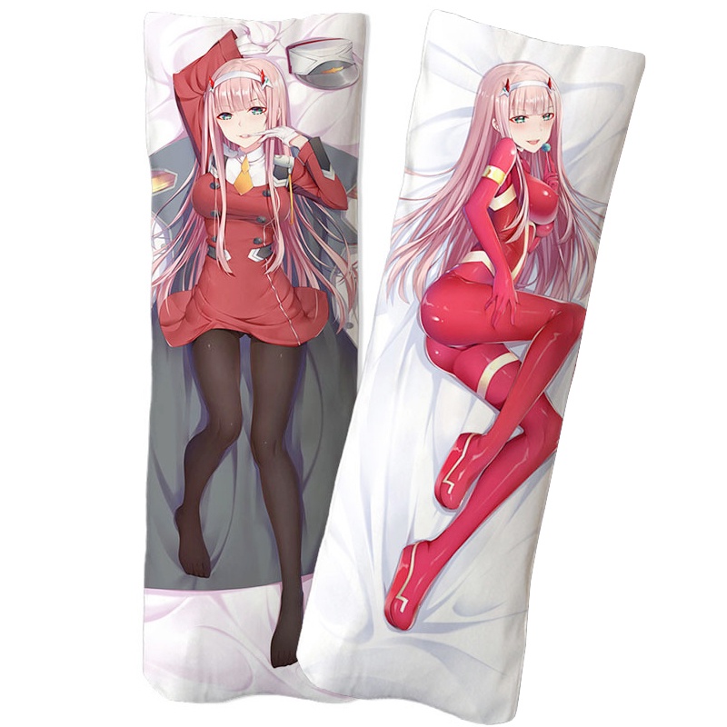 Vỏ Gối Vuông in Hình Anime DARLING in the FRANXX 02 Dakimakura