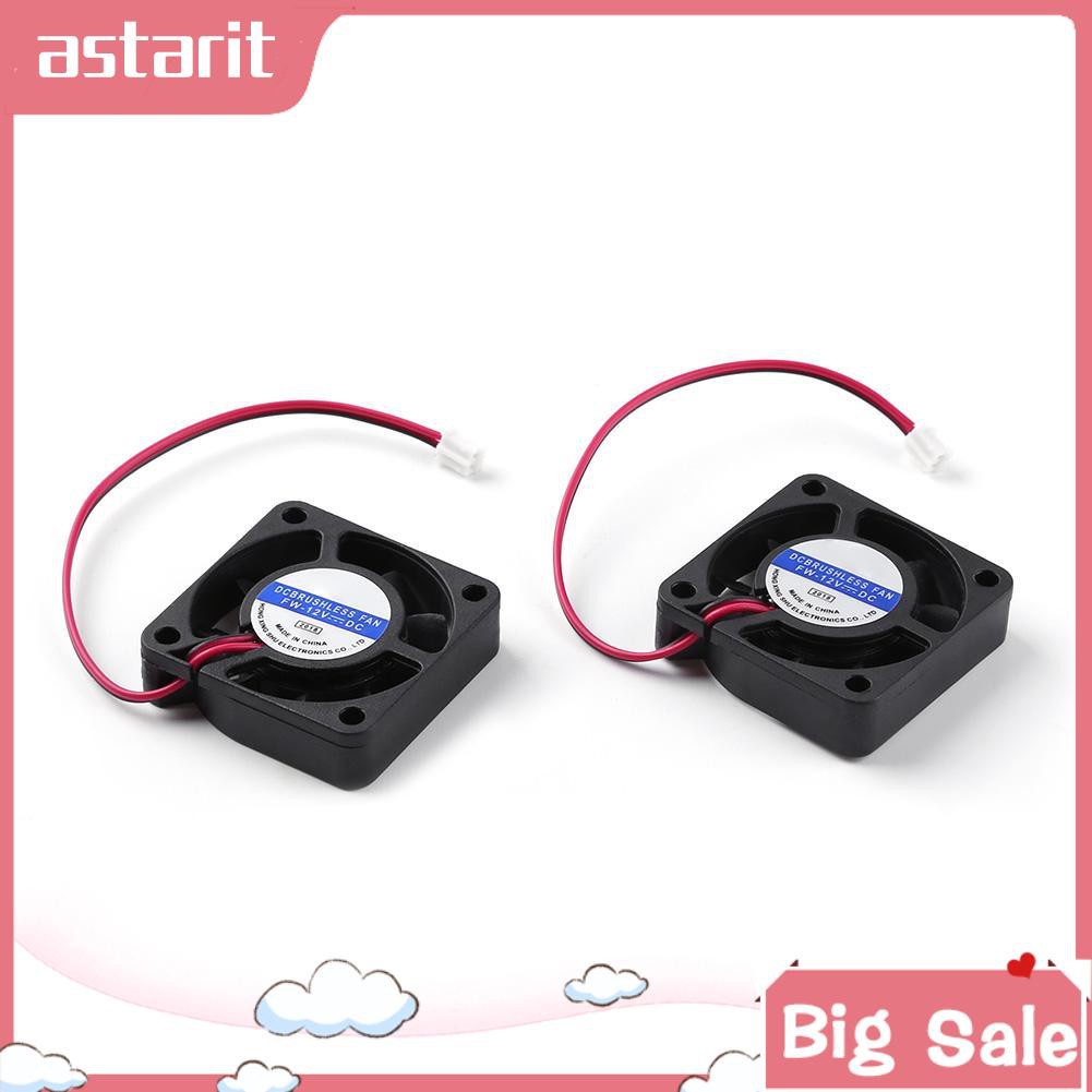 Set 2 Quạt Tản Nhiệt Không Chổi Than 4010 / 2p 4cm Mini DC Cho Card Đồ Họa CPU | BigBuy360 - bigbuy360.vn