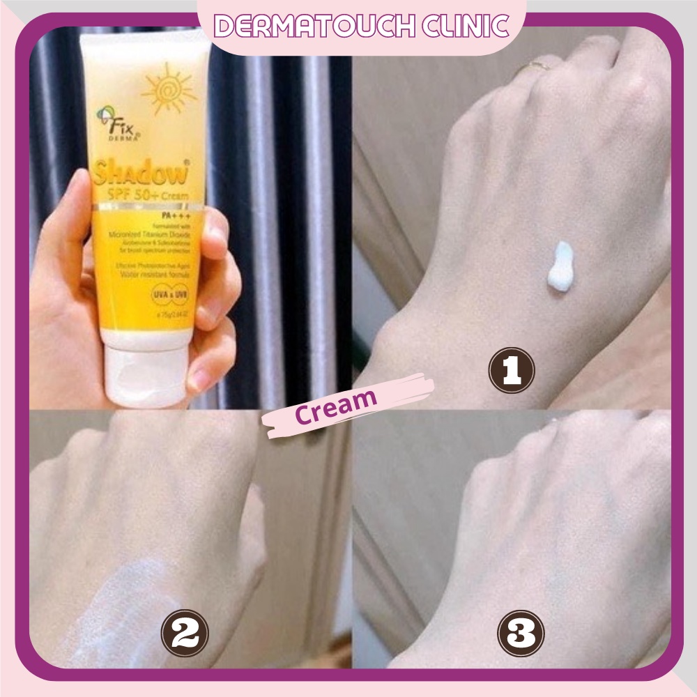 ✅[Chính Hãng] Kem chống nắng Fixderma Shadow SPF 30+ Gel , SPF 50+ Cream