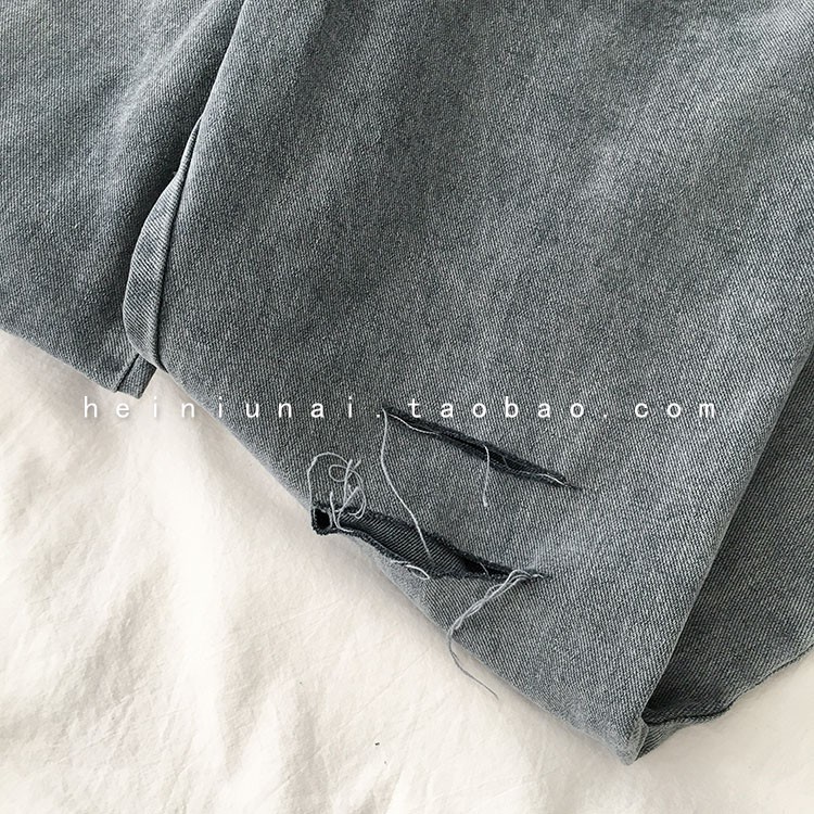 Quần yếm jean rách gối ulzzang siêu xinh | BigBuy360 - bigbuy360.vn