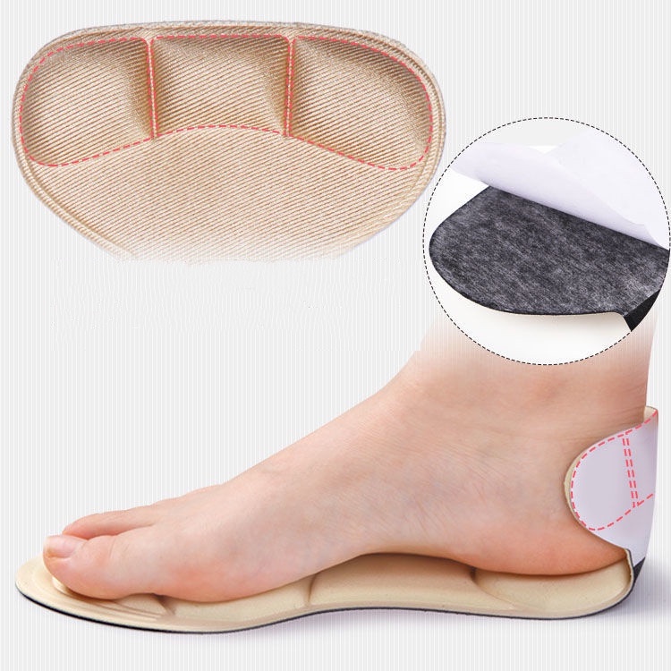 Miếng Lót Giày Cao Gót 2 Trong 1 8D Mát Xa Mềm Mại Chống Trượt Có Thể Điều Chỉnh