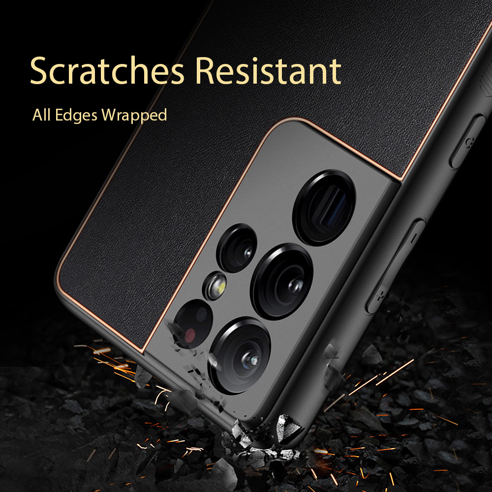 Ốp Điện Thoại DUX DUCIS Da + TPU Chống Trượt Cho Samsung Galaxy S21 Ultra Galaxy S21 Plus