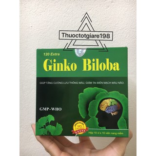 Viên Ginko Biloba bổ não 120mg (hộp 100 viên)