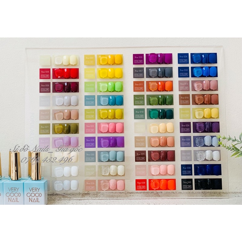 Set sơn gel VERY GOOD NAIL 40 màu- tặng bảng màu- base top - sơn gel hàn quốc