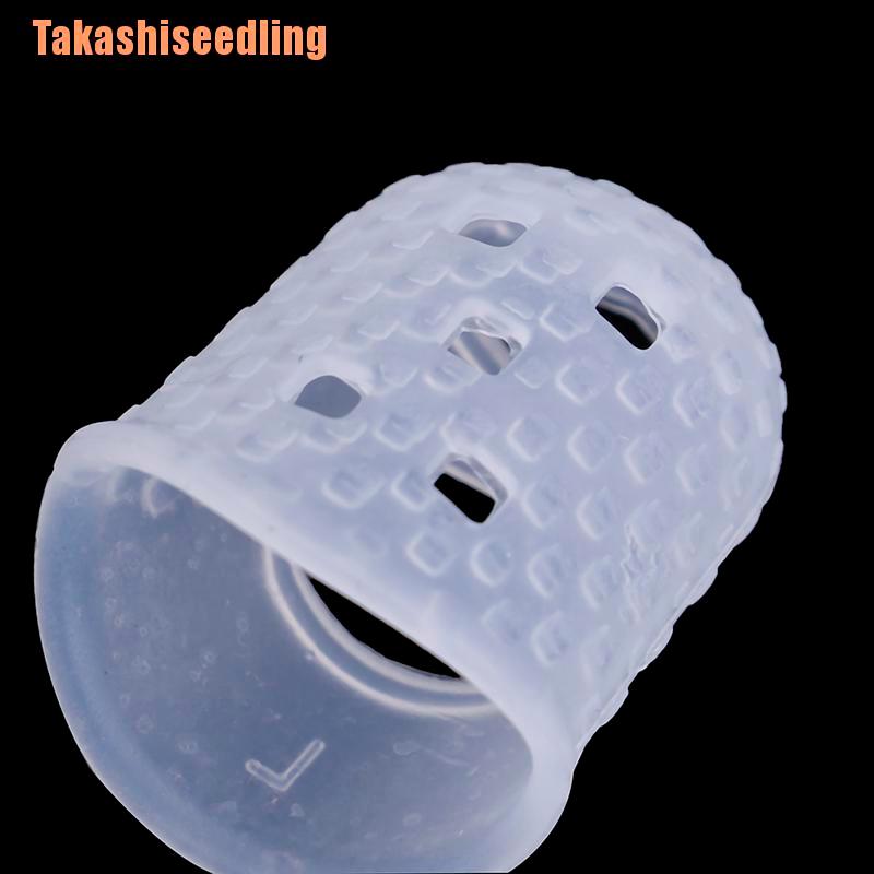 Set 4 Miếng Silicone Bảo Vệ Ngón Tay Khi Chơi Đàn Guitar Bass Ukulele