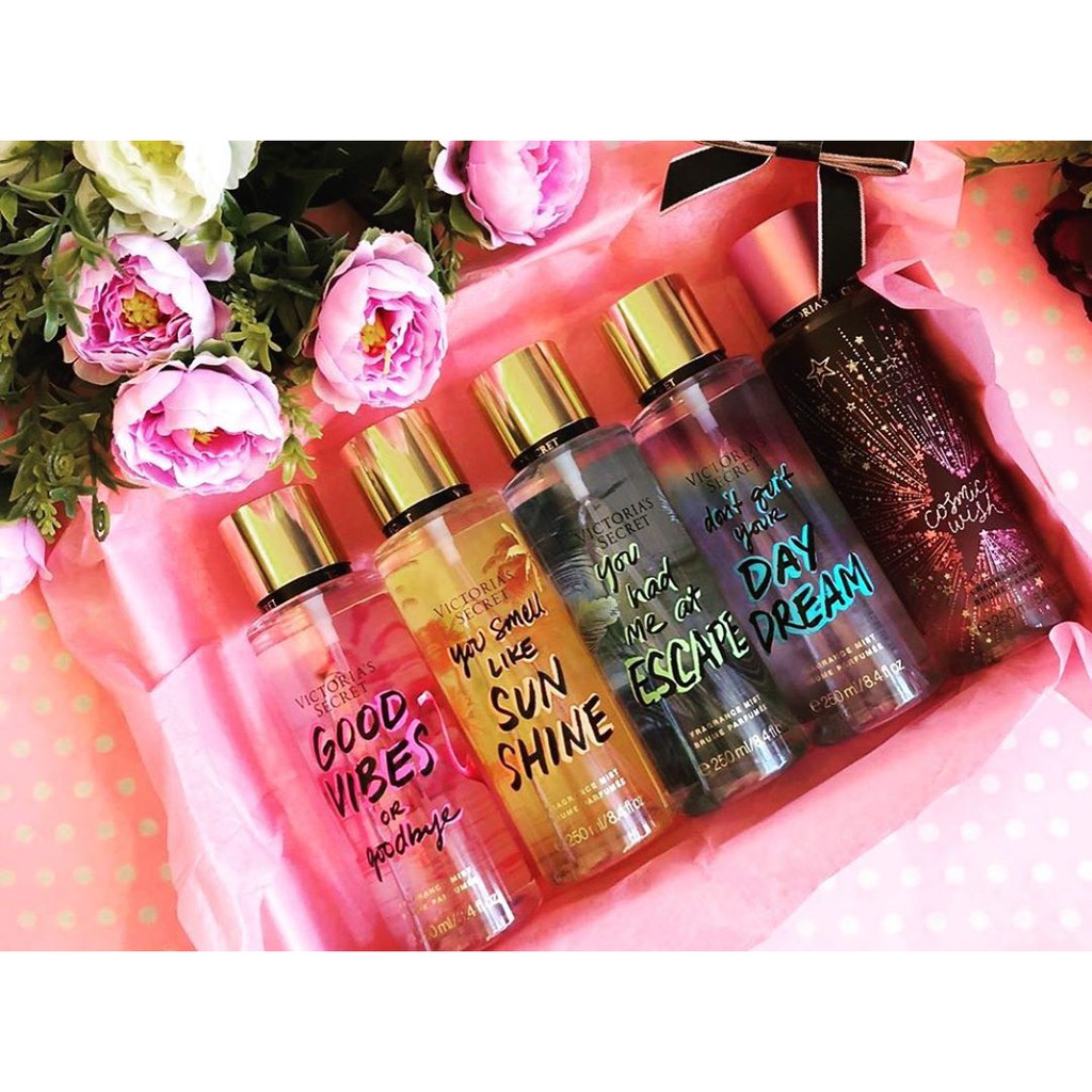 ✨Mun✨VICTORIA'S SECRET Xịt Thơm Toàn Thân Body Mist - You had me at Escape 250ml