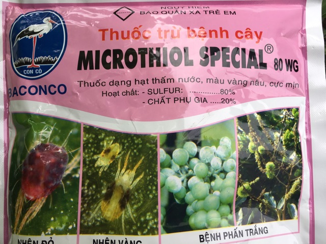 MICROTHIOL SPECIAL 80WG thuốc trừ nấm, bệnh gây hại cho cây.