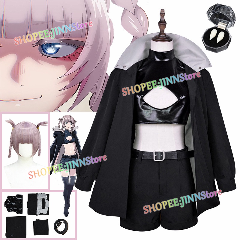 Jinn Nanakusa Nazuna Hàng Mới Về Áo Khoác Sát Nách Cosplay Anime CALL OF THE NIGHT