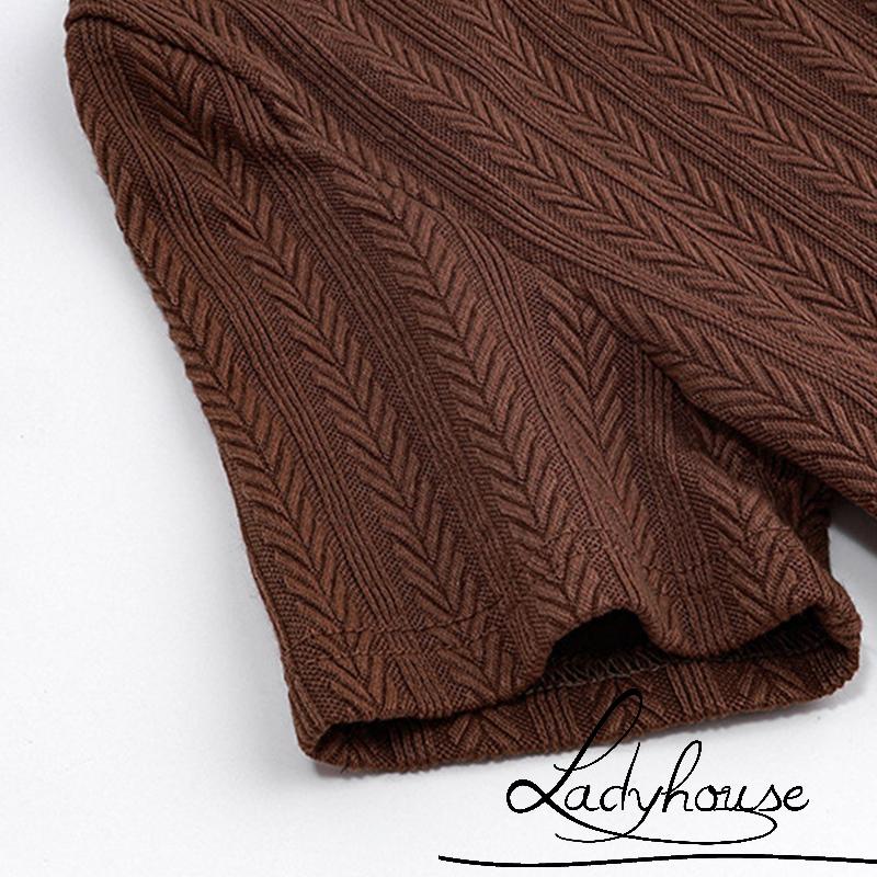 Đầm Dệt Kim Ngắn Tay Dáng Ôm Màu Sắc Tương Phản Xẻ Tà Thời Trang Cho Nữ