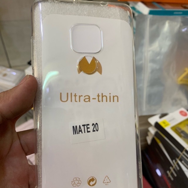 Ốp lưng Silicon trong suốt Huawei Mate20