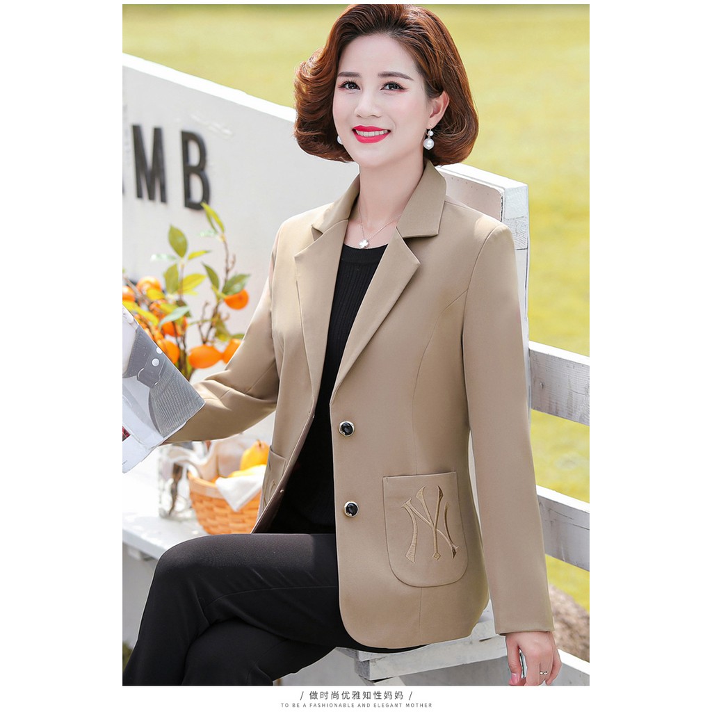 Áo Vest nữ trung niên MAYA áo khoác Nữ thêu túi, đủ màu đủ size, thiết kế bassic GSA110