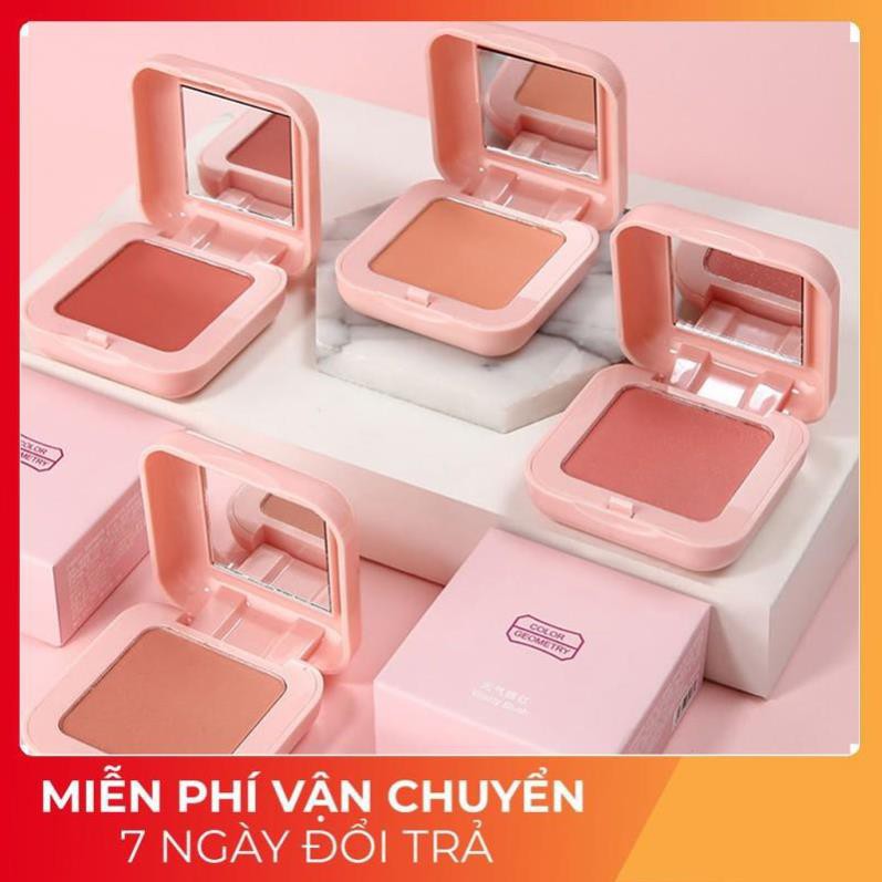 [FREESHIP]  Phấn má hồng đơn sắc Lameila Blusher Color Geometry BLG6