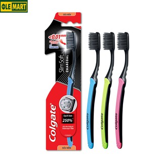 Bàn chải colgate đánh răng Slimsoft Charcoal