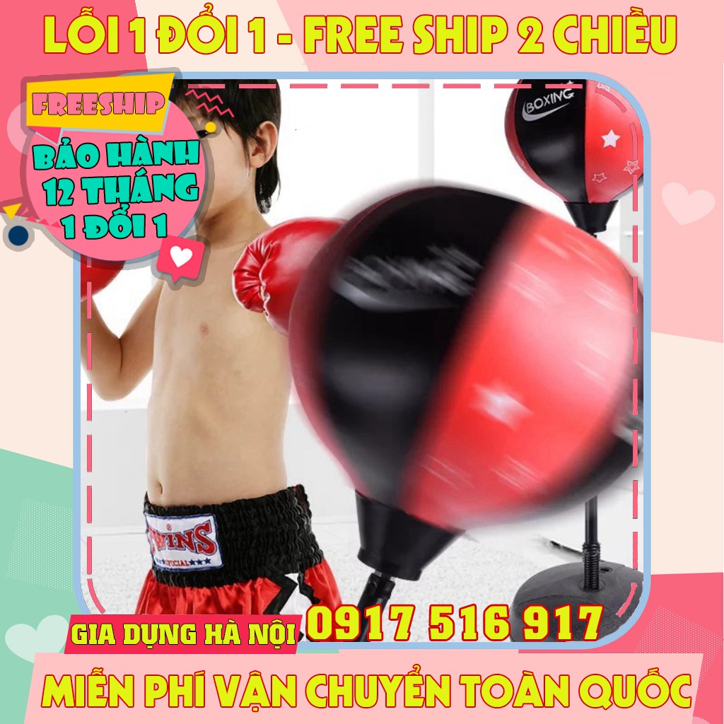 bộ đồ chơi đấm bốc cho bé, bộ đấm bốc boxing cho bé luyện tập phản xạ