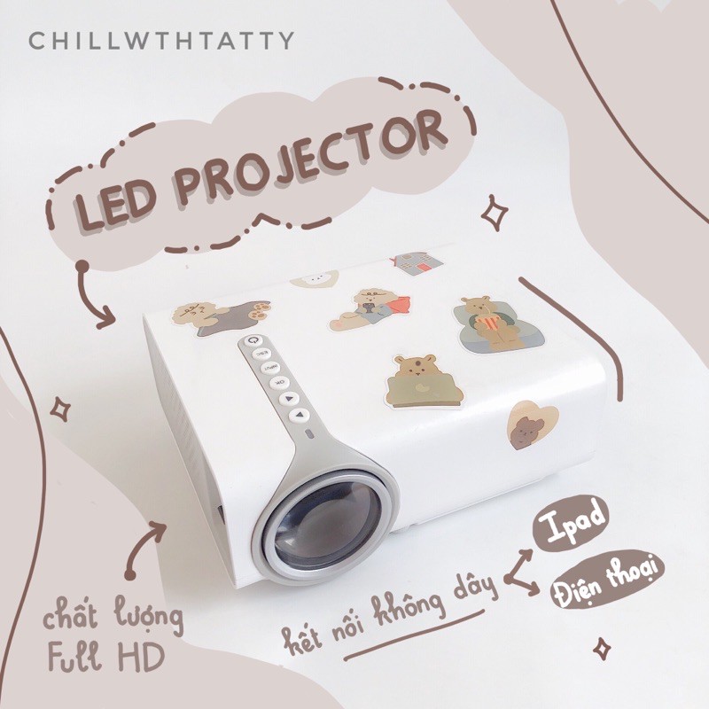 | BẢO HÀNH 12 THÁNG | – máy chiếu mini YG530 chính hãng LEJIADA chất lượng hình ảnh full HD