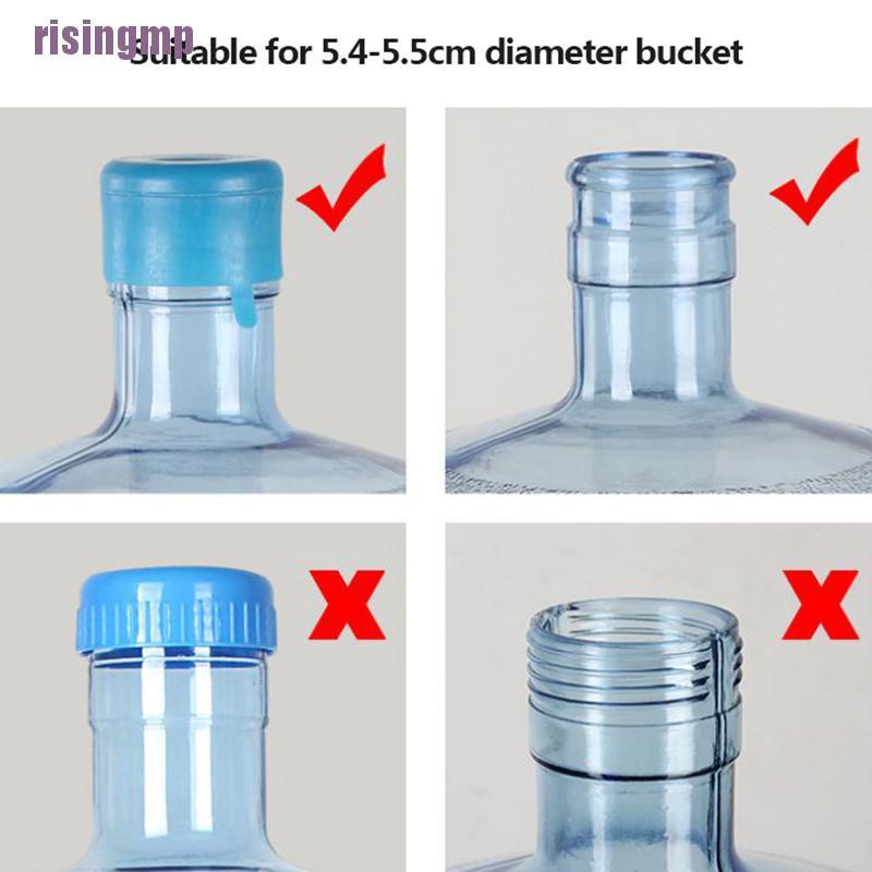 Nắp Nhựa Trong Suốt Tái Sử Dụng Được 5 Lần Cho Nước 3 / 5 gallon