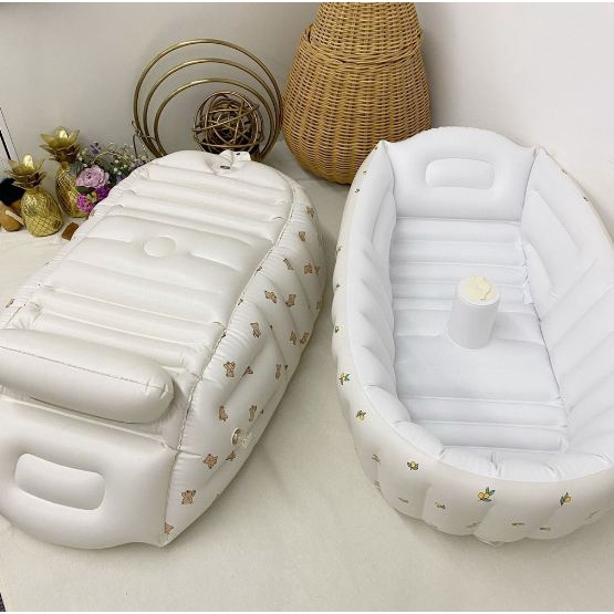 Bể Phao Tắm Cho Bé, Bồn Tắm Bơm Hơi Tự Động Chất Liệu PVC Bền Đẹp, An Toàn Cho Trẻ Em