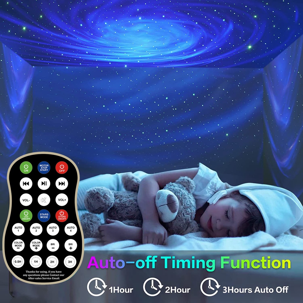 Loa Bluetooth Laser Hình Galaxy 3 Trong 1