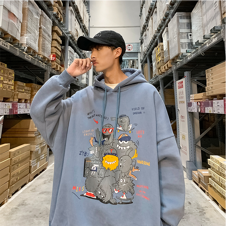 Áo Hoodies Oversize Thời Trang Dành Cho Nam (4 Màu) | BigBuy360 - bigbuy360.vn