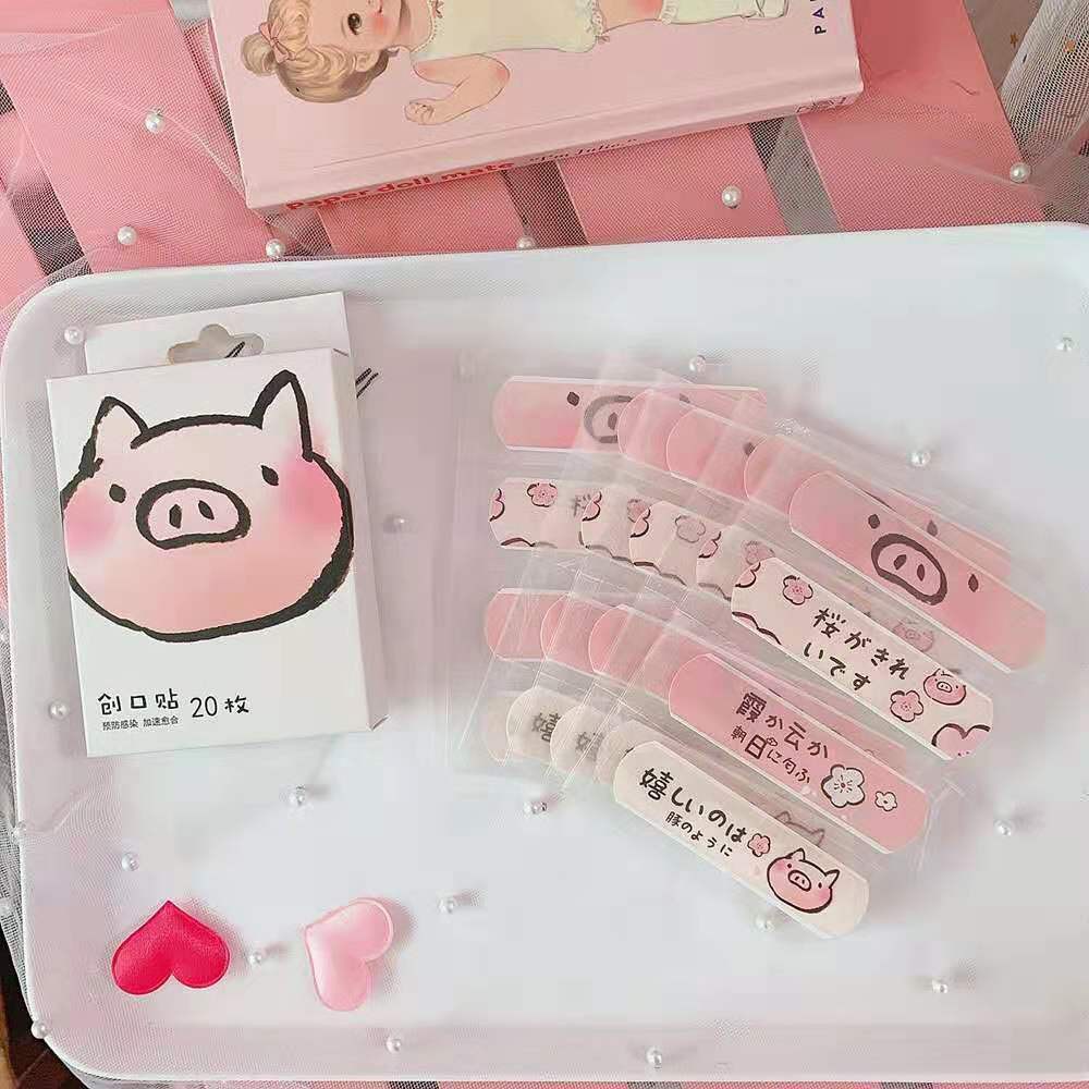 Hộp 20 miếng Băng cá nhân 3D Urgo họa tiết cute,ngộ nghĩnh (BĂNG GẤU )