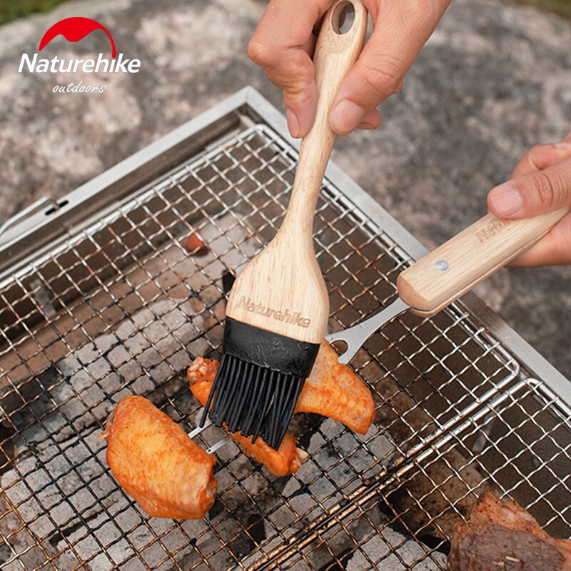 NATUREHIKE Bộ 4 Dụng Cụ Nướng Thịt Bbq Ngoài Trời Đa Năng